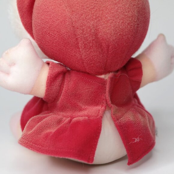 Vintage 1987 Baby Miss Piggy Muppets Plush Toy Christmas Stuffed Animal - Picture 4 of 10